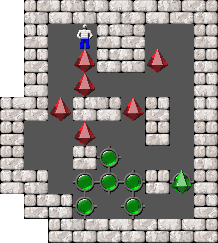 Sokoban Grigr Star level 24